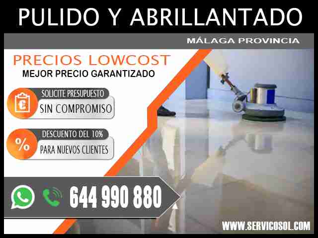 Pulir abrillantar cristalizar suelos