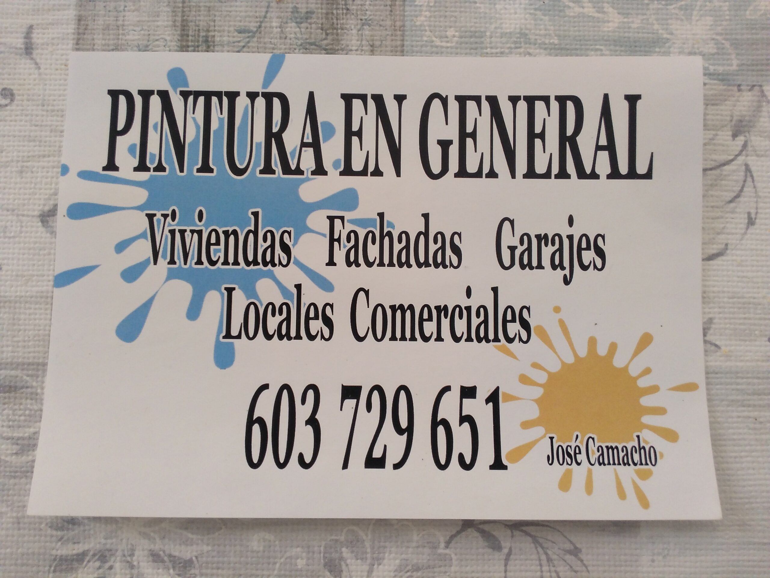 Pinturas y papel pintado
