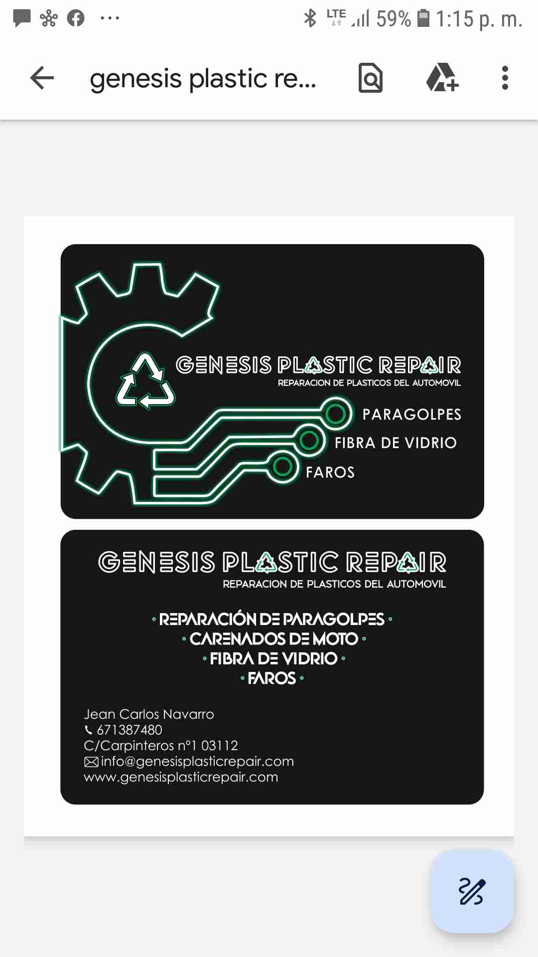 Reparacion De Faros y paragolpes villafranqueza
