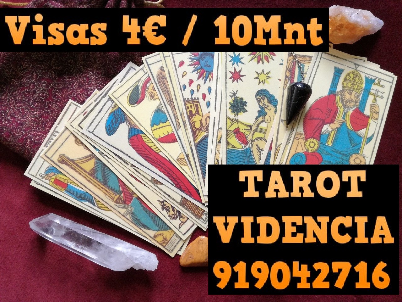 Tarot y Videncia. Consulta por teléfono 919042716