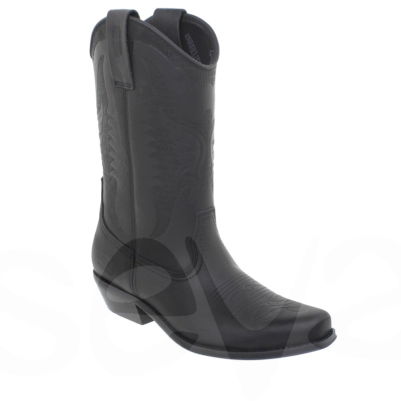 Botas camperas cowboy hombre completamente en piel