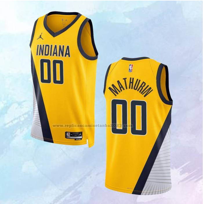 NO 00 Bennedict Mathurin Camiseta Indiana Pacers