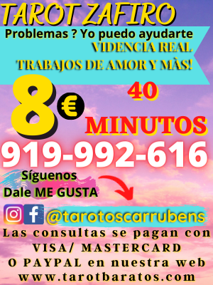El tarot mas barato y real 30 minutos+10 min gratis