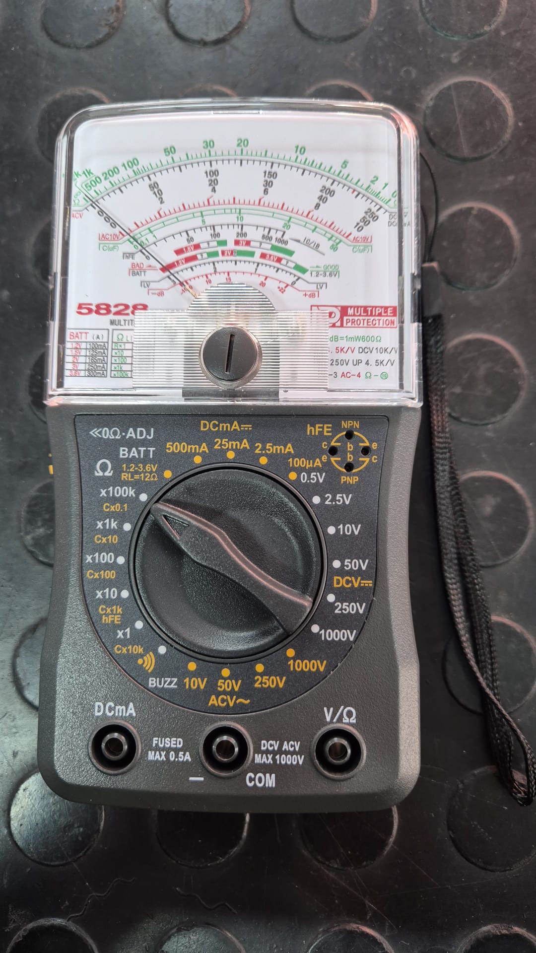 MULTIMETRO ANALOGICO 5828NJTY 1000V