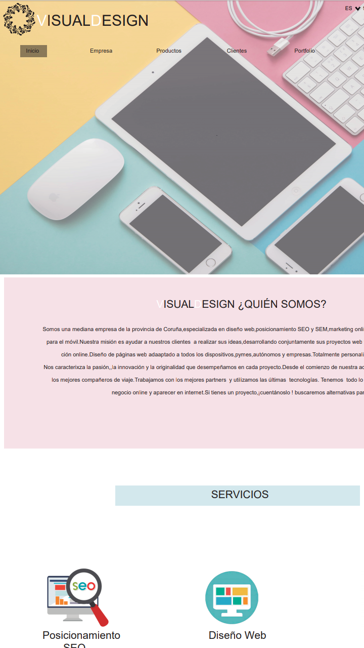 busco empleo como diseñadora web junior