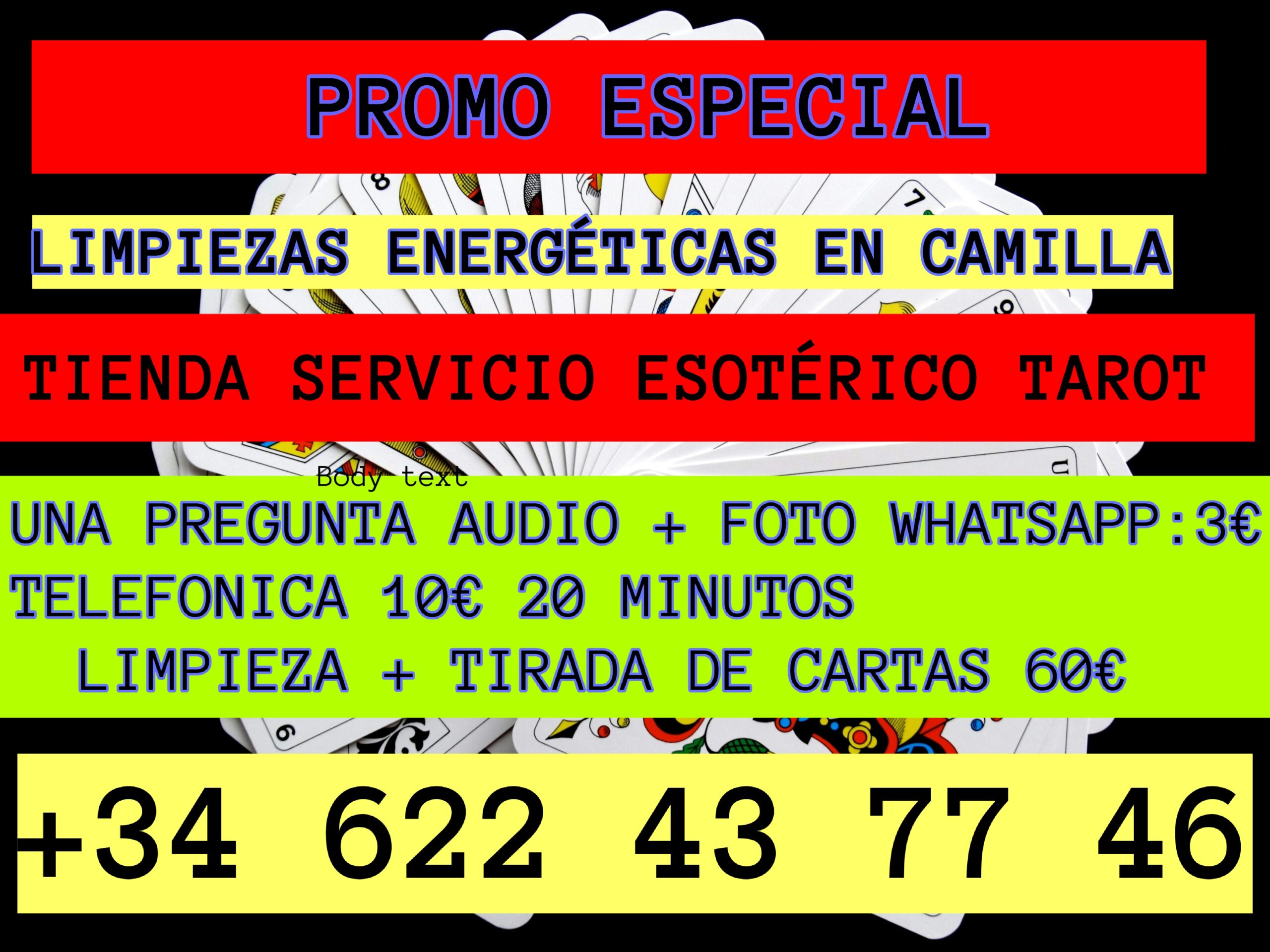TIENDA SERVICIO ESOTÉRICO LECTURAS DEL TAROT