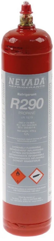 Gas Refrigerante NEVADA 370g homologación CE refrigerante R2