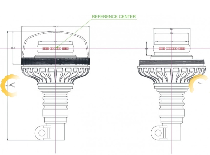 Rotativos o girofaros LED