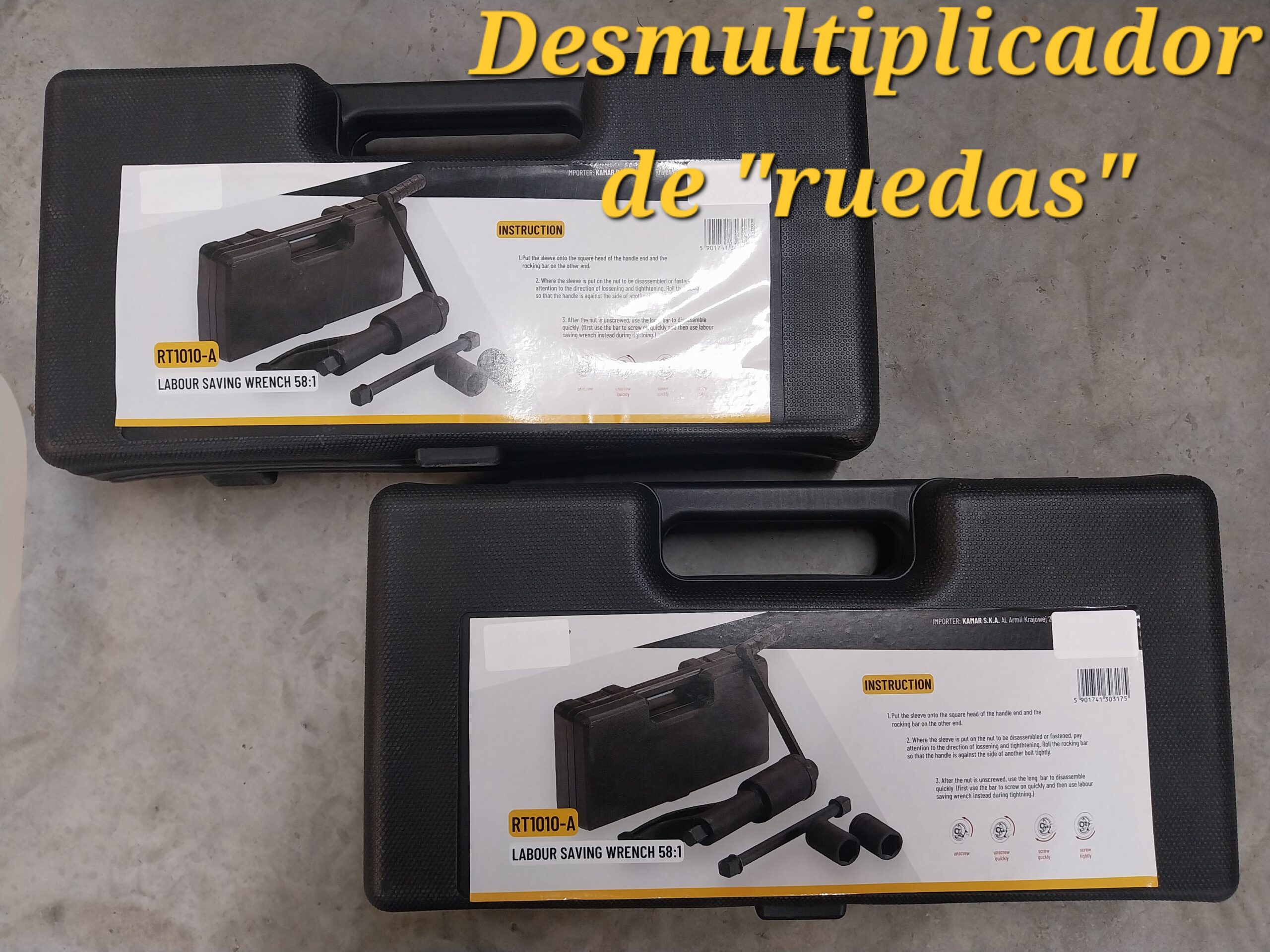 Llave de ruedas \"Multiplicadora \"