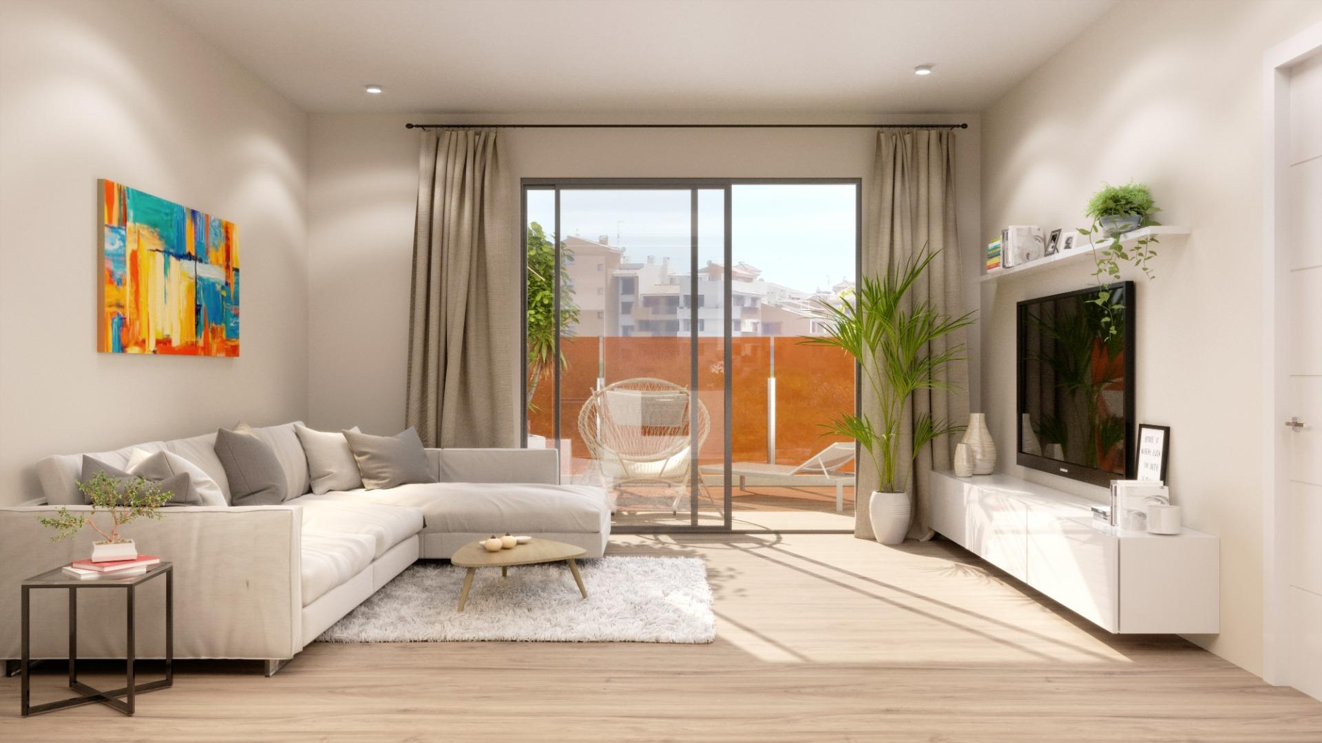 FANTASTICO APARTAMENTO DE 3 HABITACIONES 2 BAÑOS, SAUNA , PISCINA EN TORREVIEJA ( PLAYA DEL CURA)