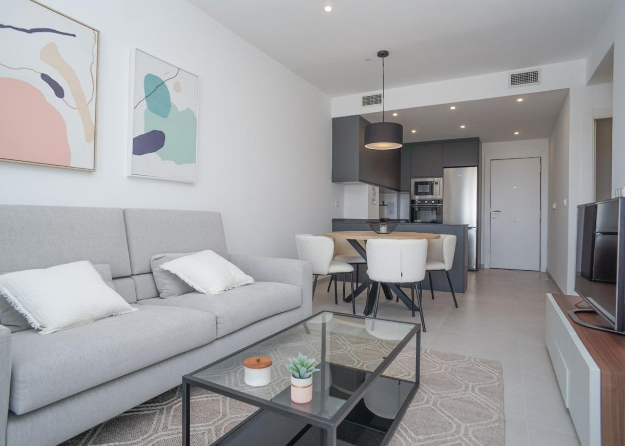 FANTASTICO APARTAMENTO DE 2 HABITACIONES2 BAÑOS, GARAJE, PISCINA, EN TORREBLANCA ( TORREVIEJA)