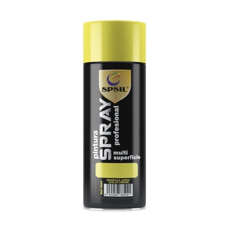 8504 SPRAY PINTURA COLOR AMARILLO LIMON 400 ML. SPSIL