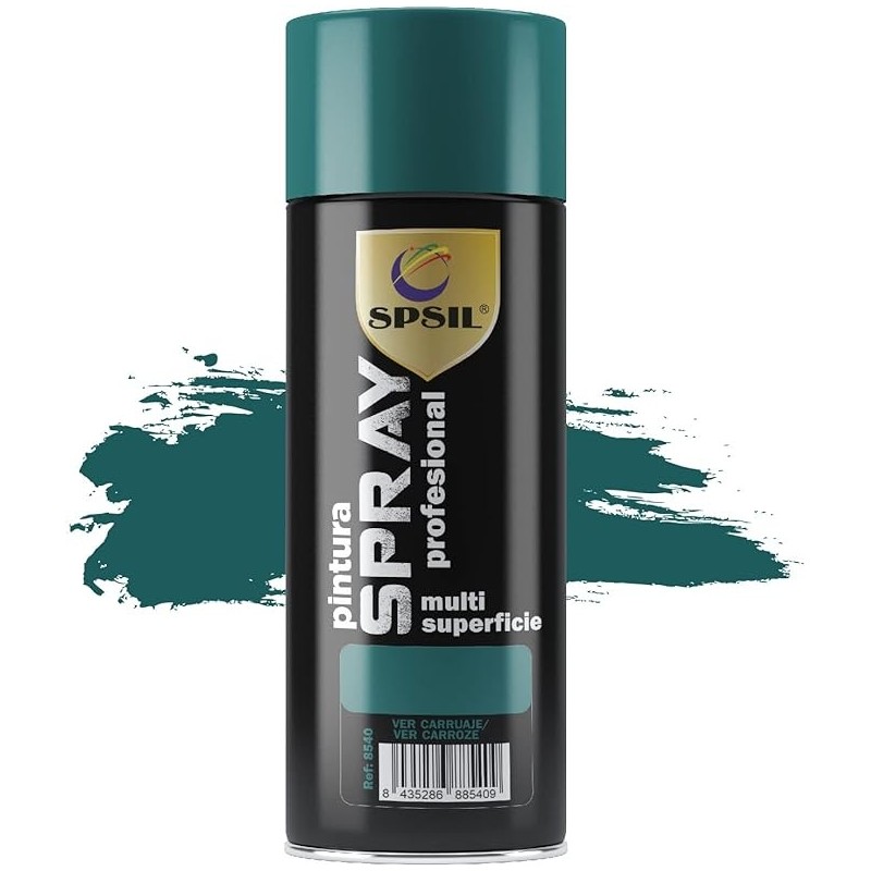 8540 SPRAY PINTURA COLOR VERDE CARRUAJES 400 ML. SPSIL