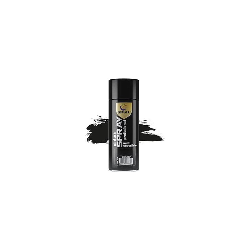 8576 SPRAY PINTURA COLOR NEGRO MATE 400 ML. SPSIL