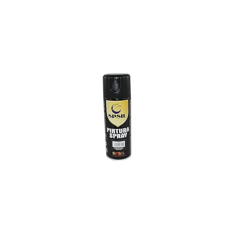 8579 SPRAY PINTURA COLOR NEGRO SATINADO 400 ML. SPSIL