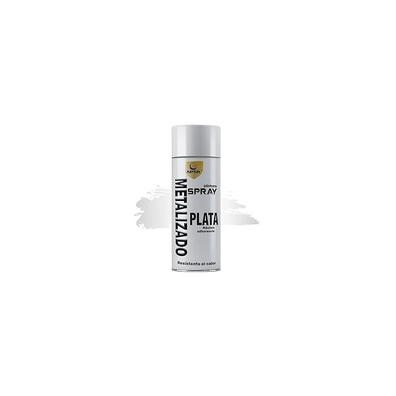 8593 SPRAY PINTURA COLOR PLATA METALIZADO 400 ML. SPSIL