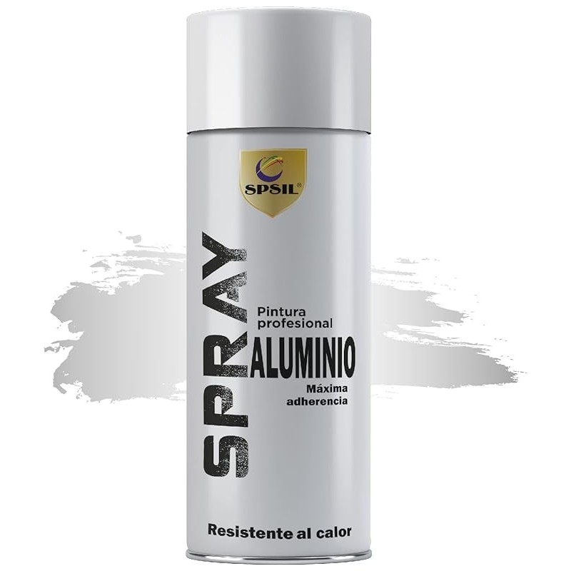 8596 SPRAY PINTURA COLOR ALUMINIO METALIZADO 400 ML. SPSIL