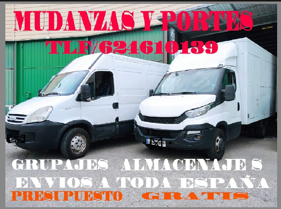 Mudanzas tlf/624610139 portes Económicos