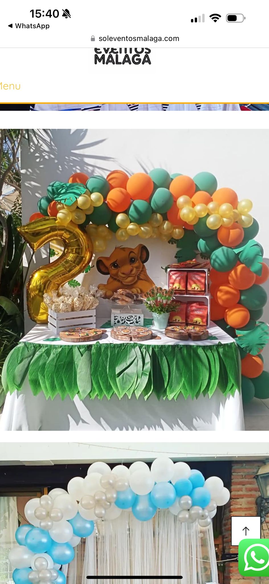 Decoración de globos para cumpleaños, comuniones,etc...