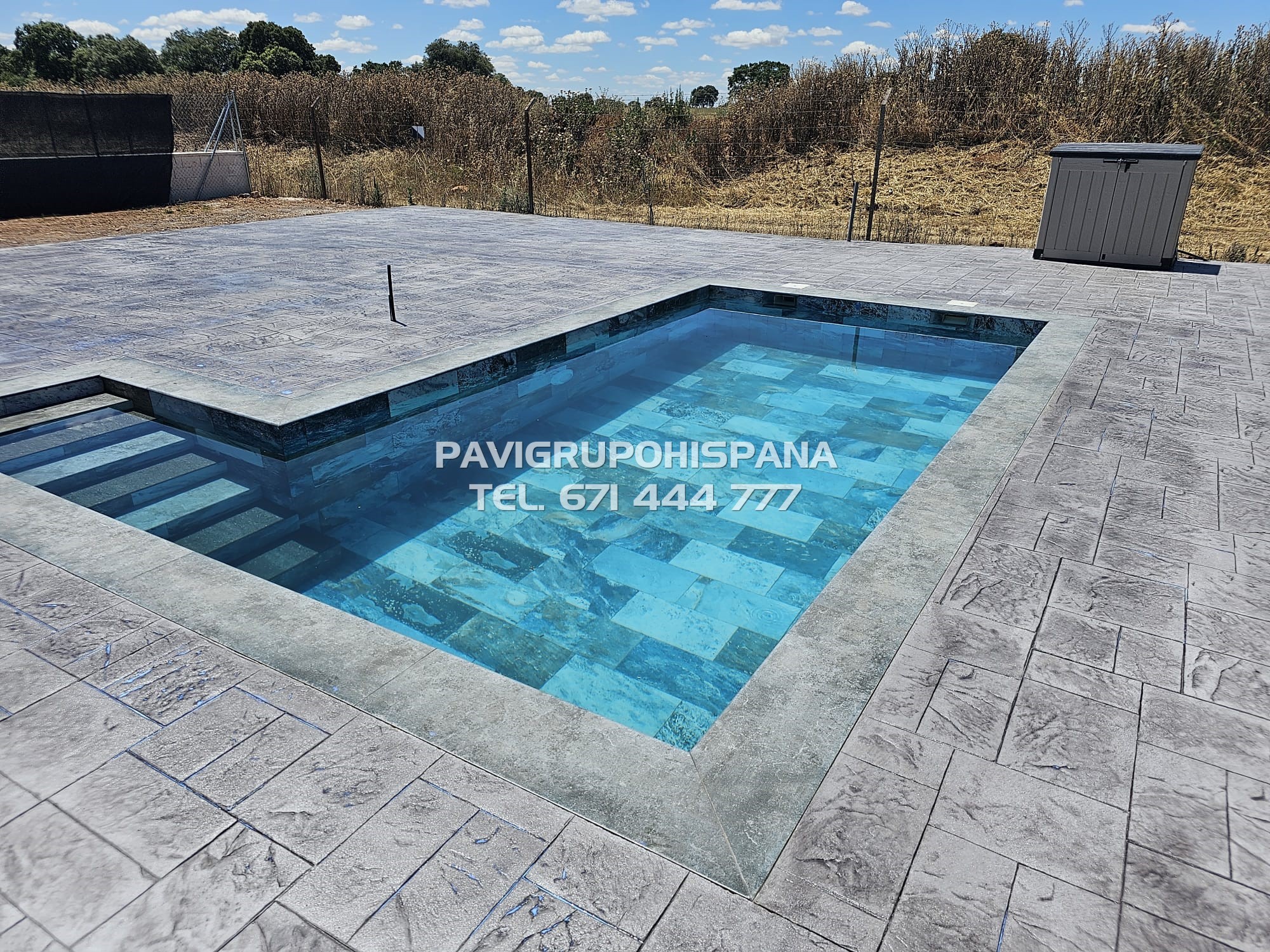 Hormigón Impreso para Piscinas: Diseño y Resistencia