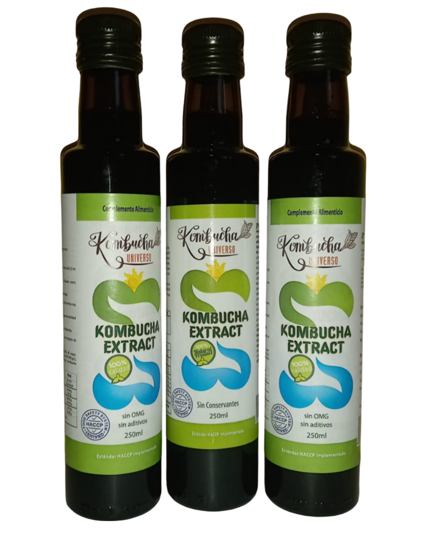 Pack 2+1 Extracto de Kombucha 750 ml 100% Natural