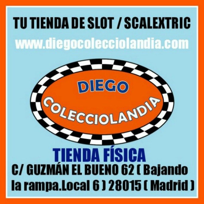 TIENDA SCALEXTRIC MADRID . DIEGO COLECCIOLANDIA