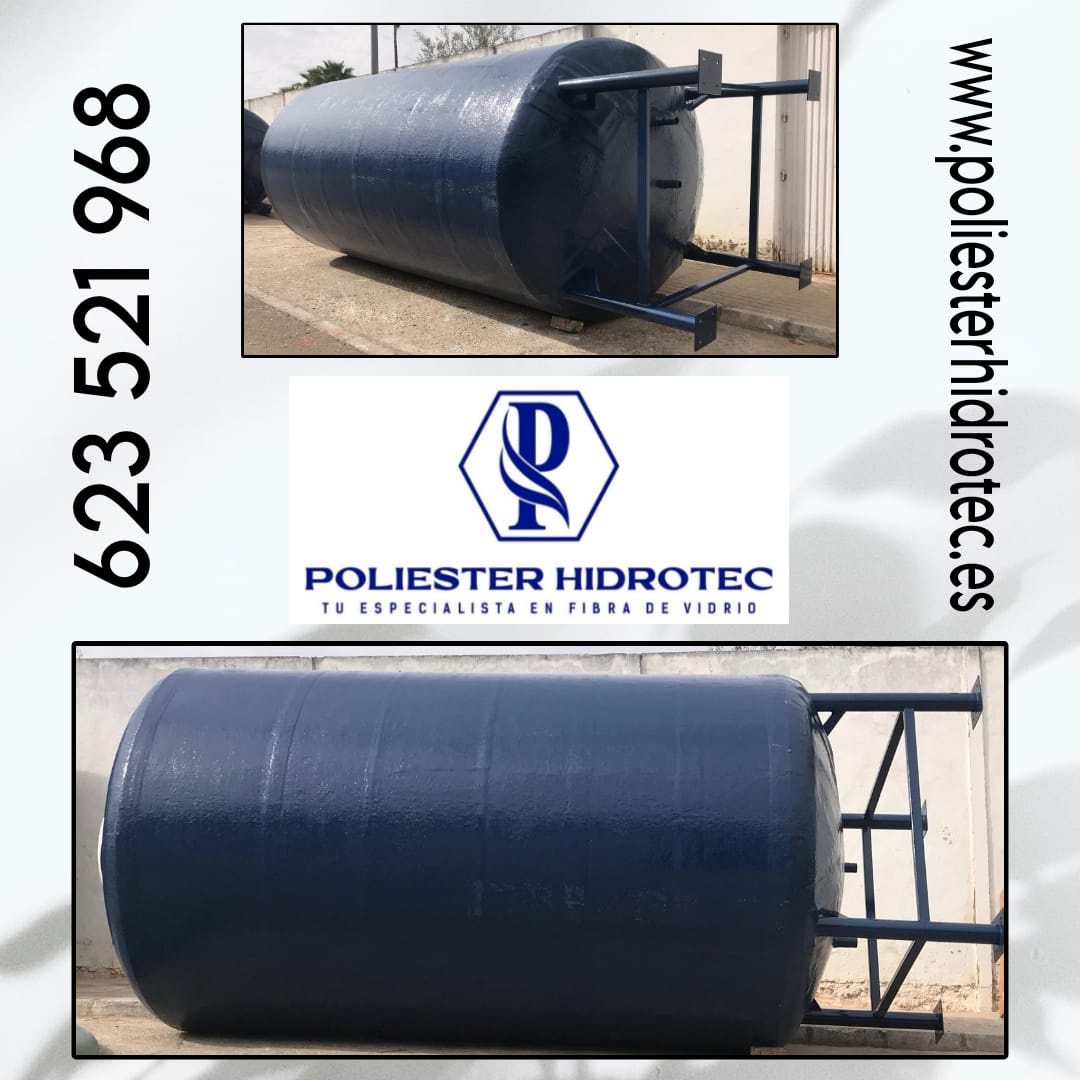 Depósitos de poliéster y silos