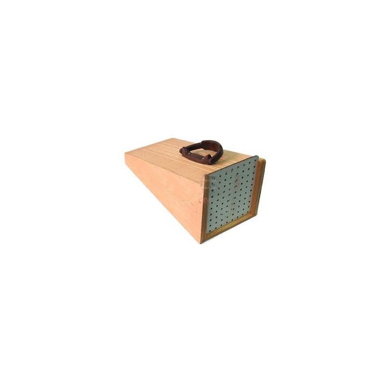 TRANSPORTÍN DE PALOMAS EN CUÑA DE MADERA DE 1 PALOMO