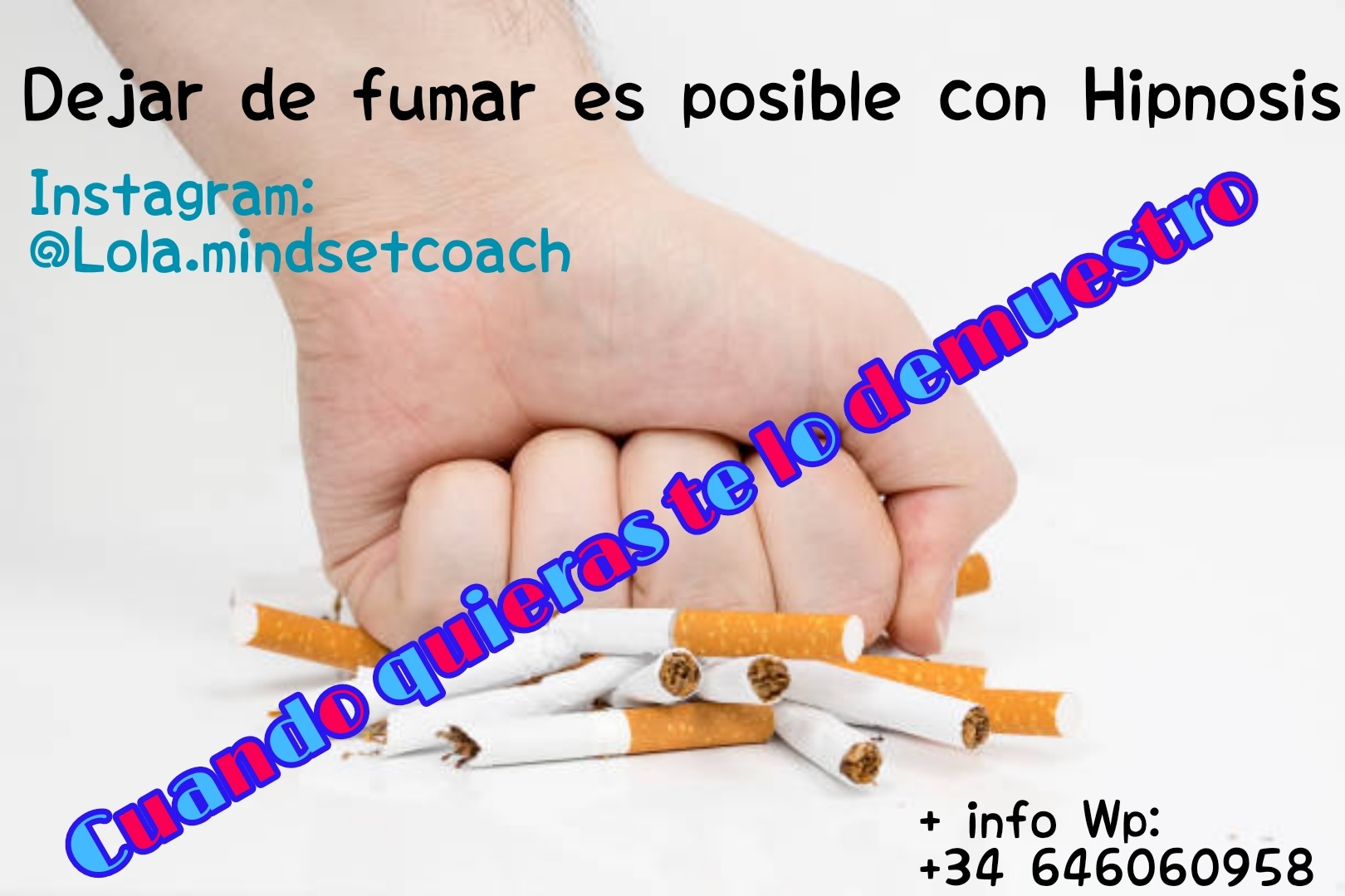 Dejar de fumar es posible con hipnosis terapéutica