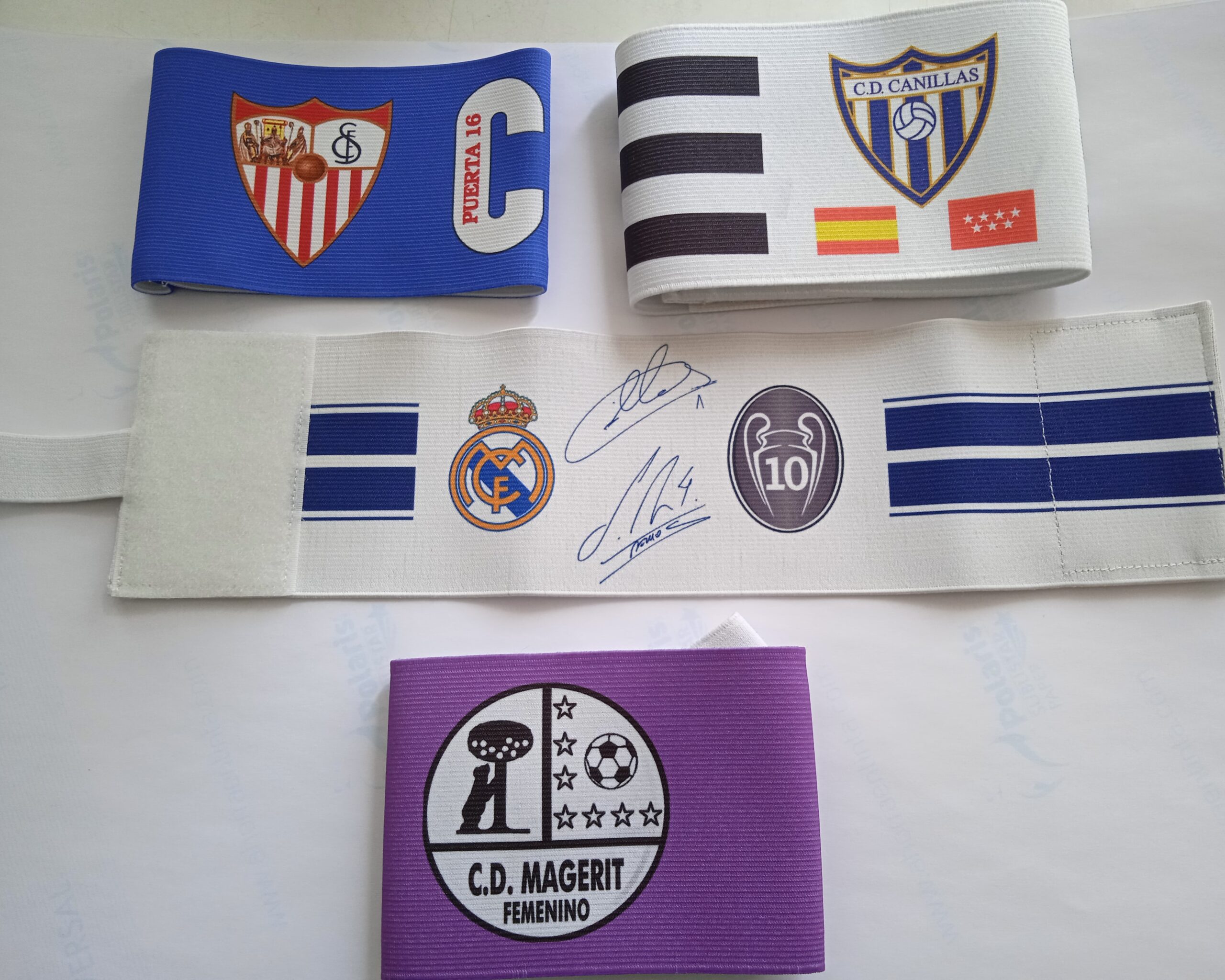 Brazaletes capitán personalizados