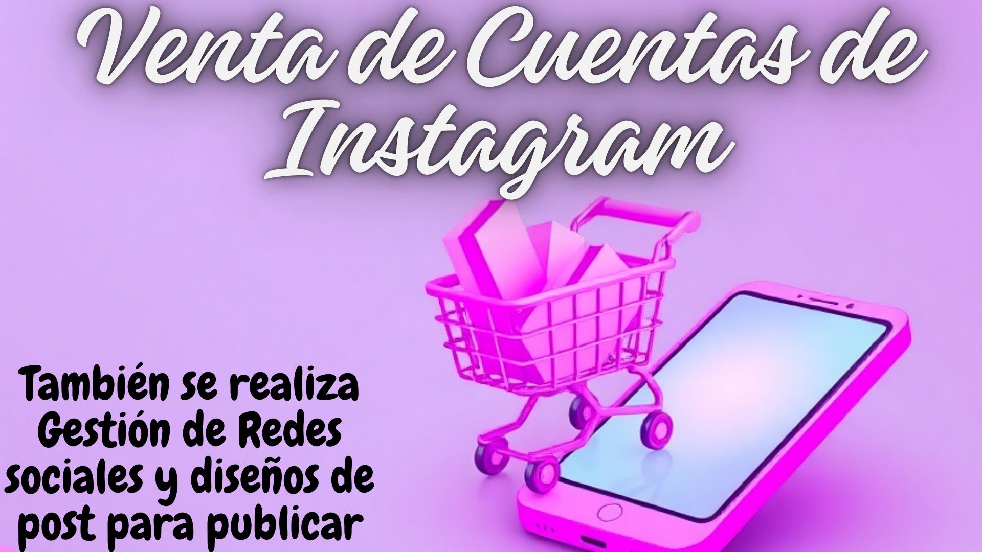 Venta de Cuentas de Instagram