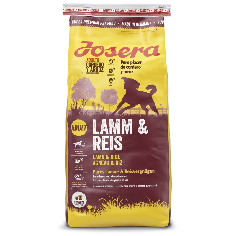 Josera Cordero y Arroz 12.5kg para Perros