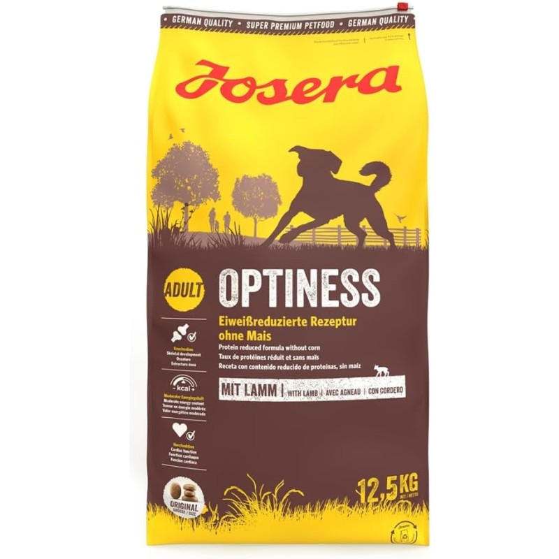 Josera Optiness con Cordero 12.5kg para Perros pienso