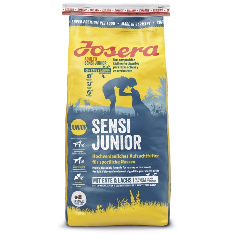 Josera SensiJunior con Pato y Salmón 12.5kg | Alimentación