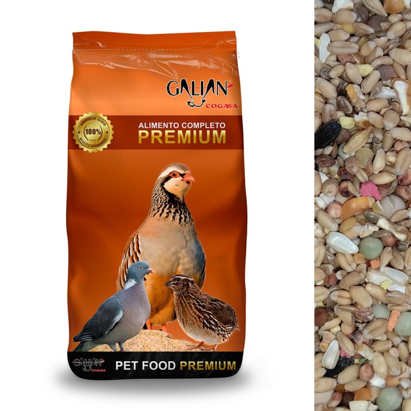 Mixtura para Perdices Galian 20 kg – Alimentación Completa y