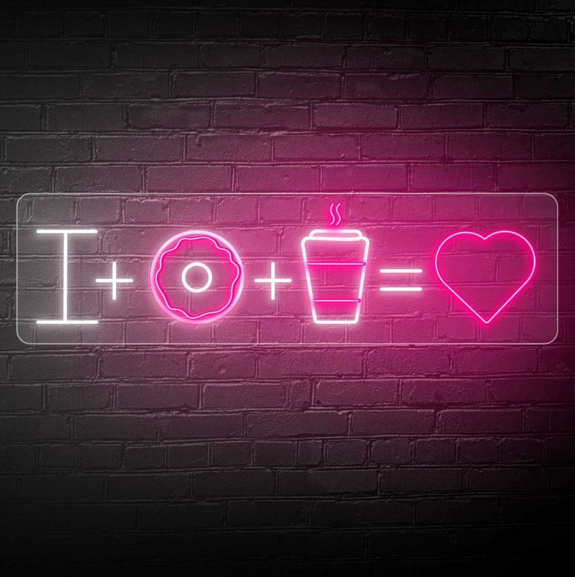 Nuevo Neón Donut + Café
