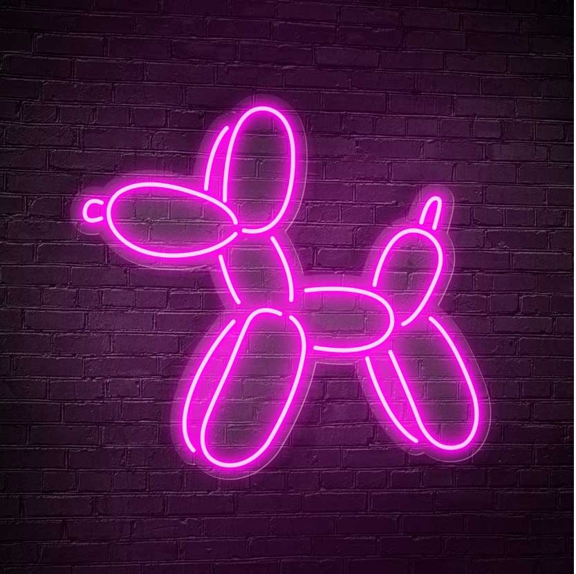 Neon Globo Perro
