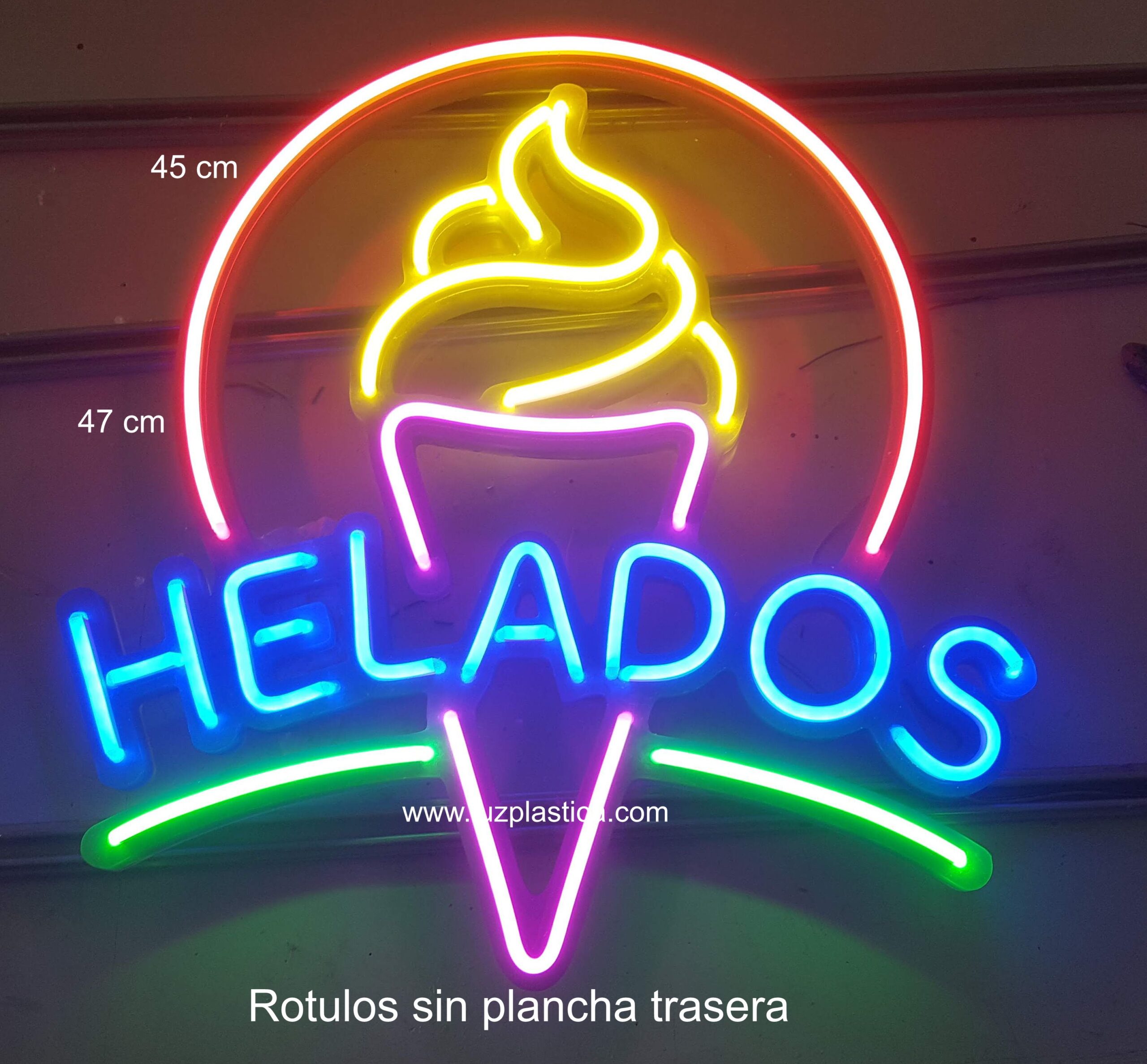 HELADO VERSION Nº3 ROTULO NEÓN ref 2419