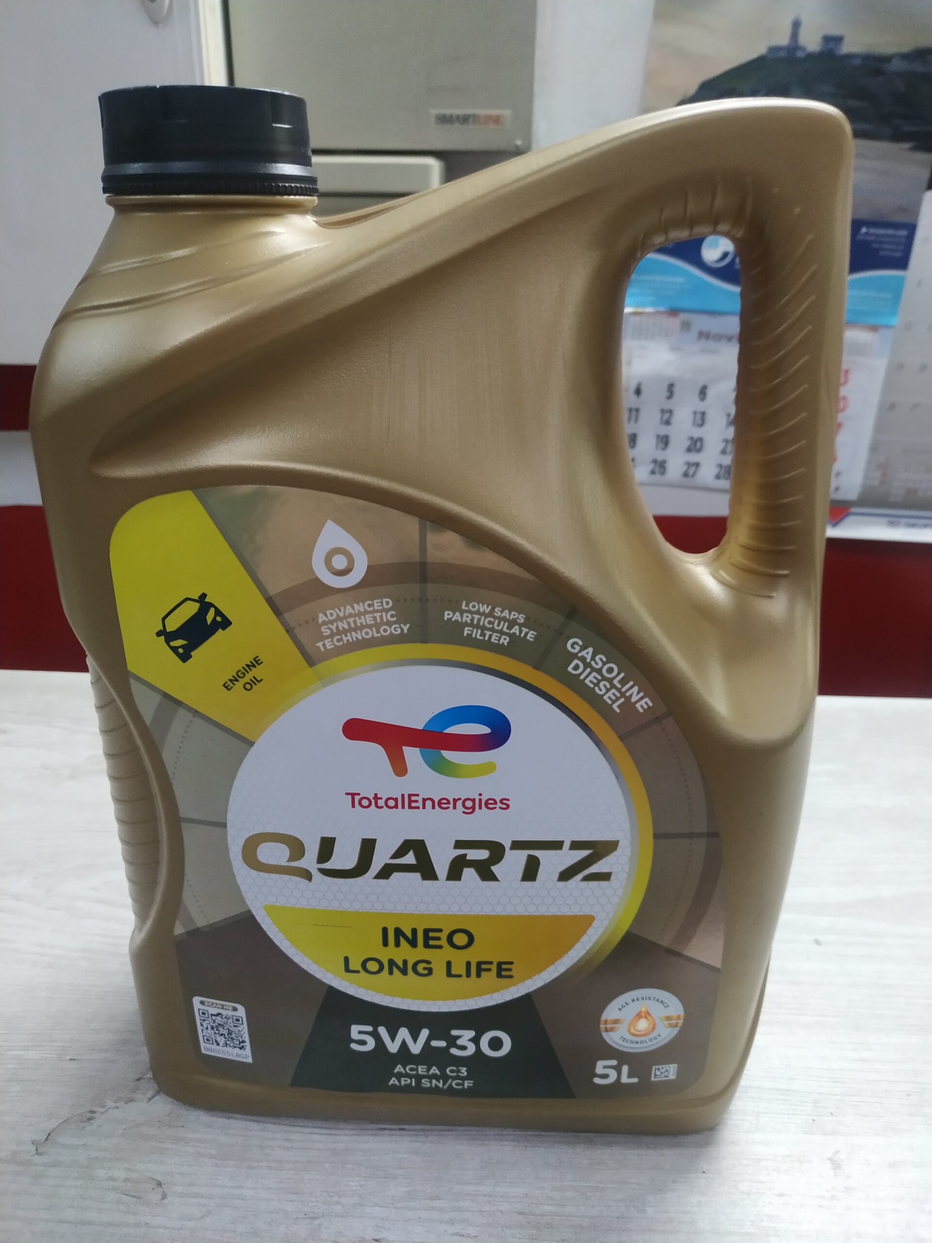 ACEITE TOTAL 5W/30 QUARTZ INEO LONG LIFE
