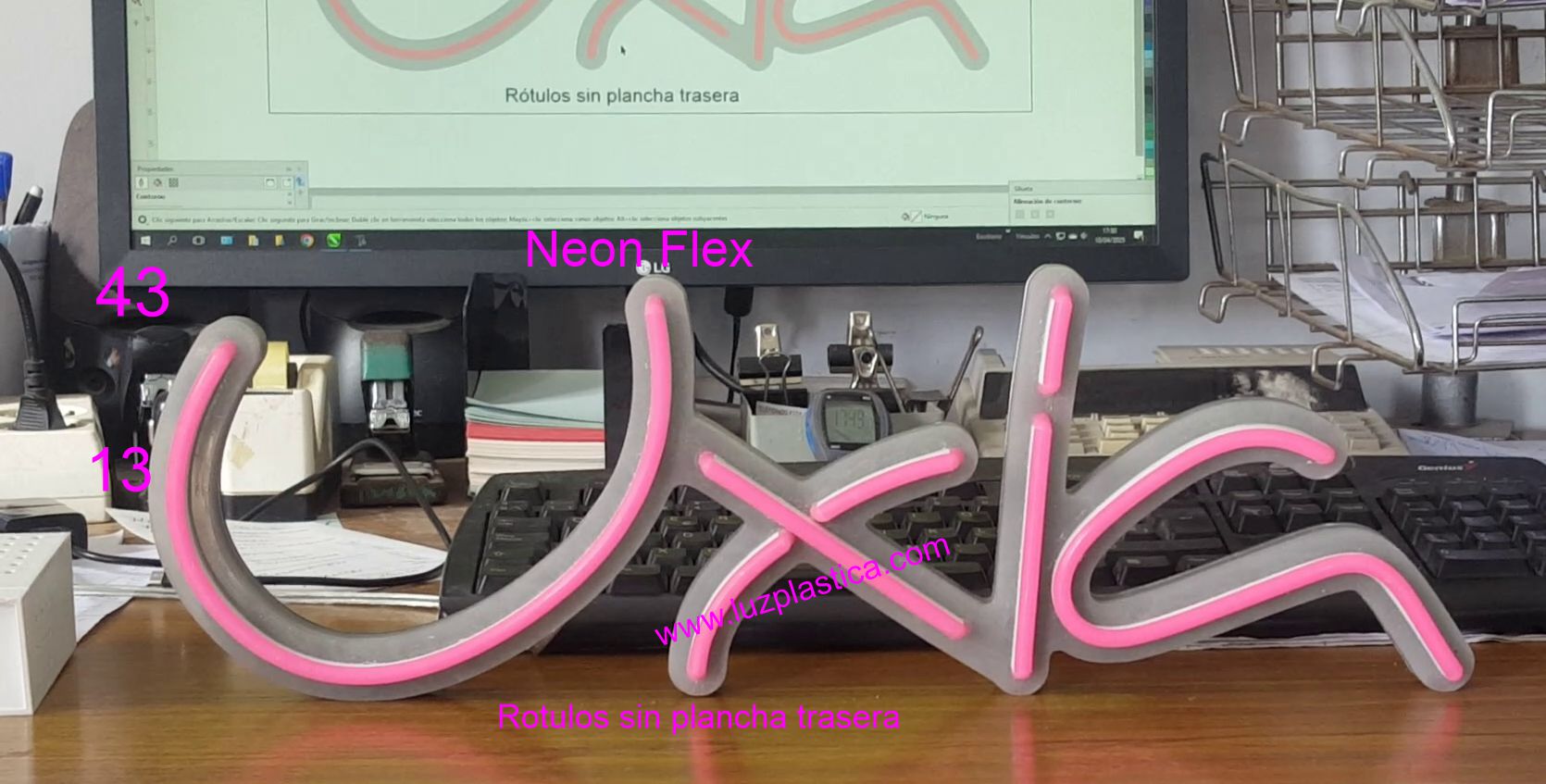 UXIA ROTULO NEÓN Ref 2405-5