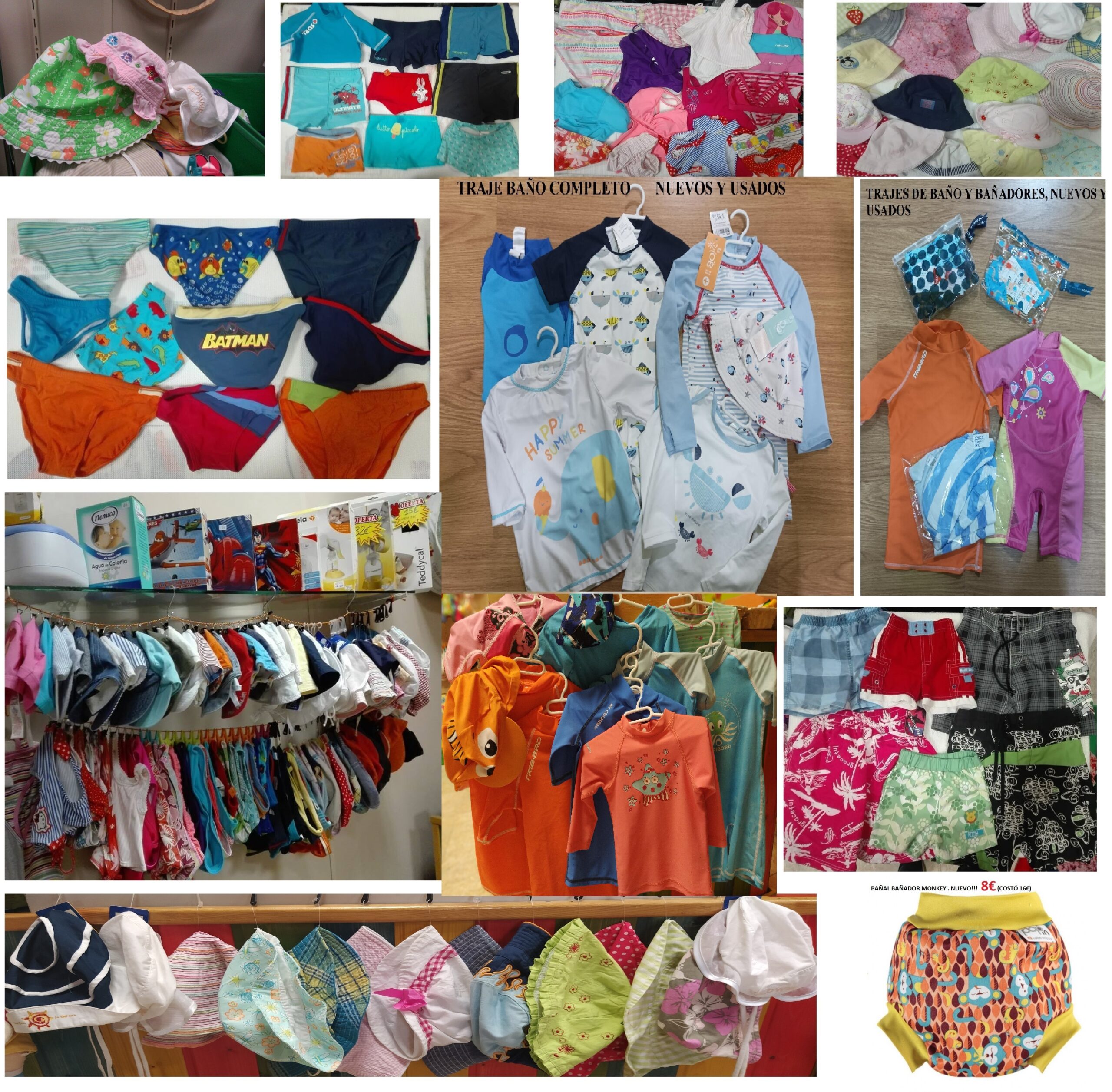 BAÑADORES CAMISETAS BAÑO ETC DESDE 2€ EN PUMUCKI REUS ( TGNA)