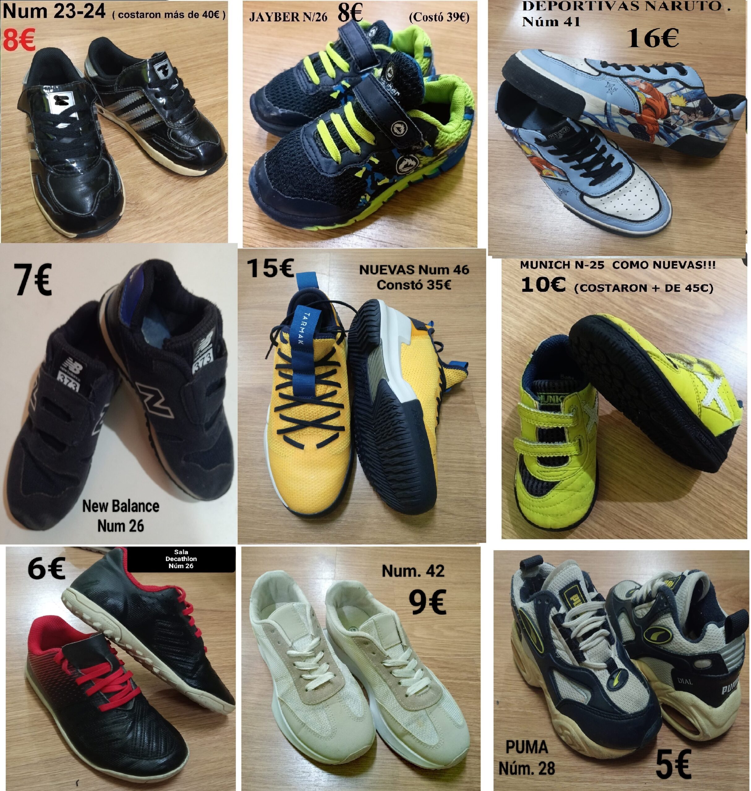 CALZADO DEPORTIVAS DESDE 5€ EN PUMUCKI REUS ( TARRAGONA) (1)