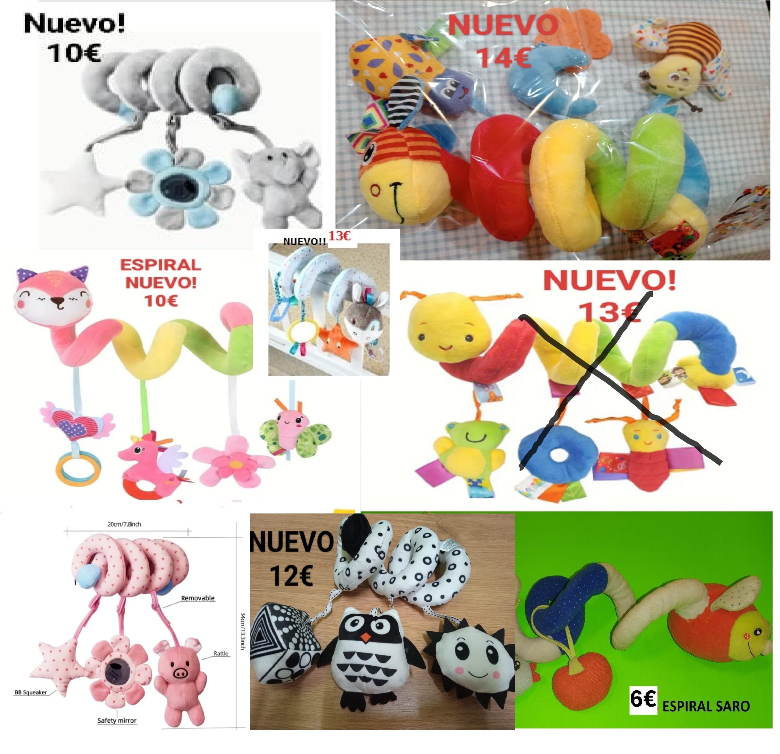 JUGUETE BEBE ESPIRALES ETC DESDE 6€ PUMUCKI REUS ( TGNA)