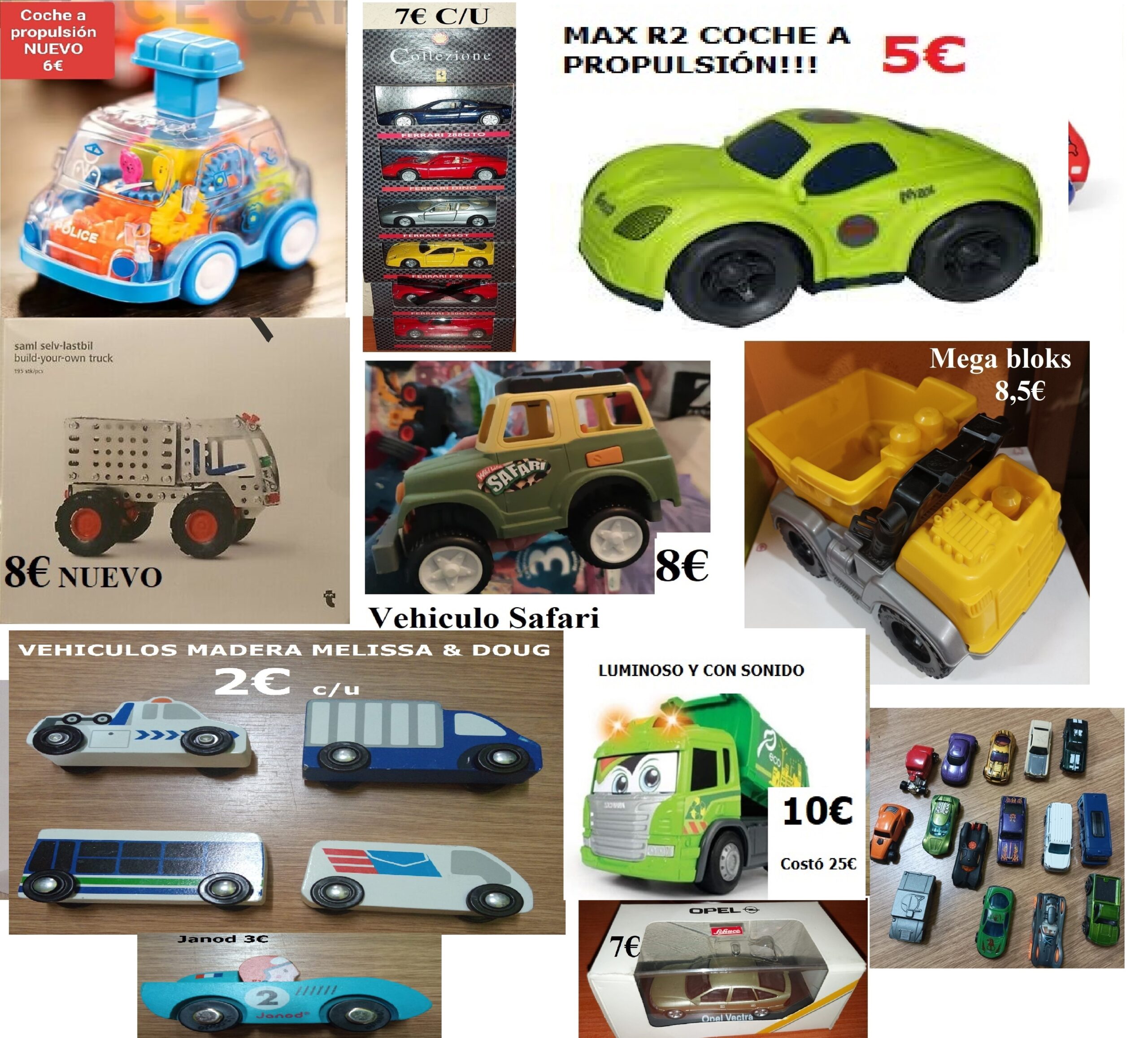 VEHICULOS COCHES JUGUETE DESDE 1.50€ EN PUMUCKI REUS ( 1)