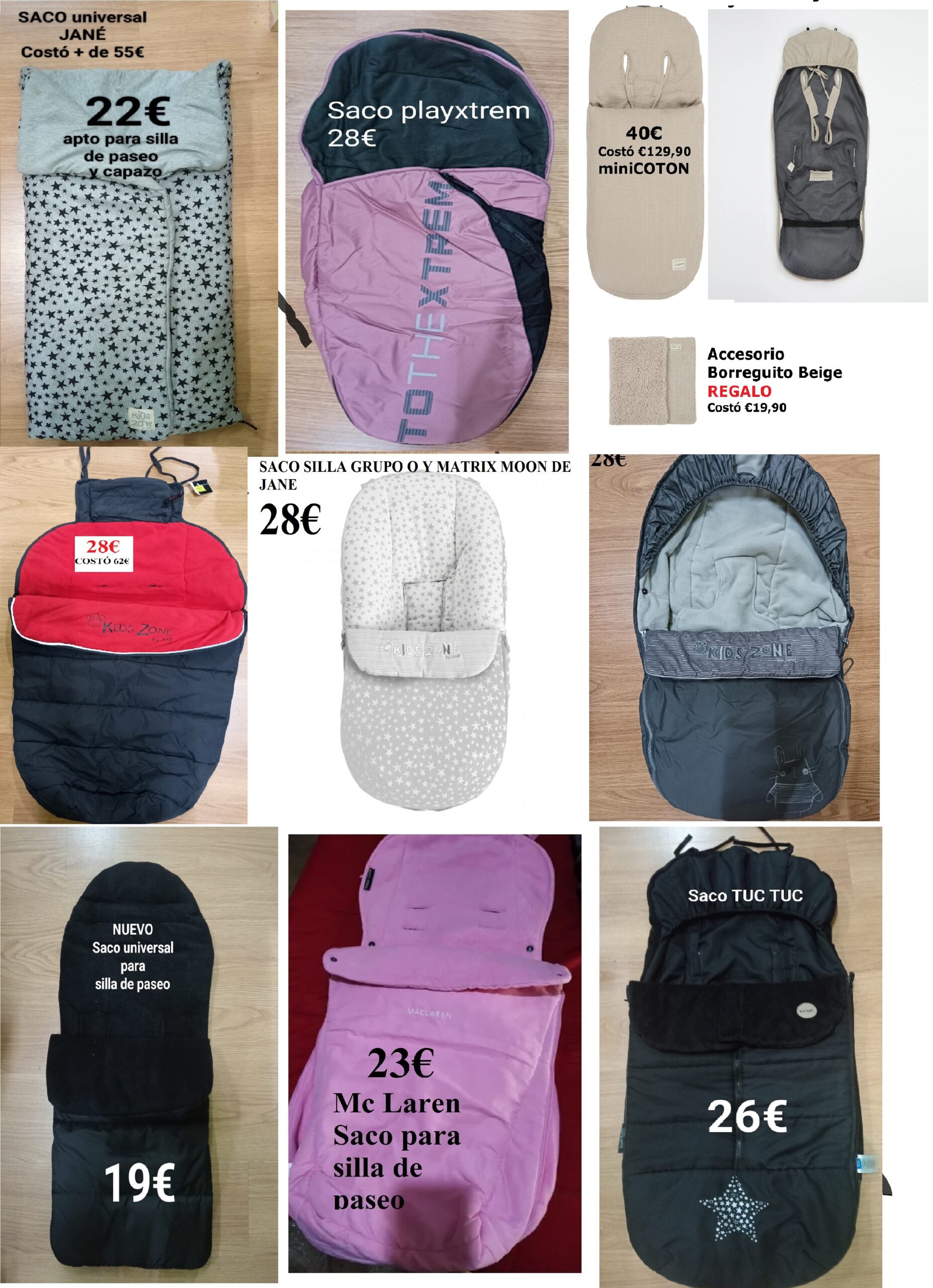 SACO PARA CARRO Y SILLA DESDE 19€ EN PUMUCKI REUS (TGNA) 3