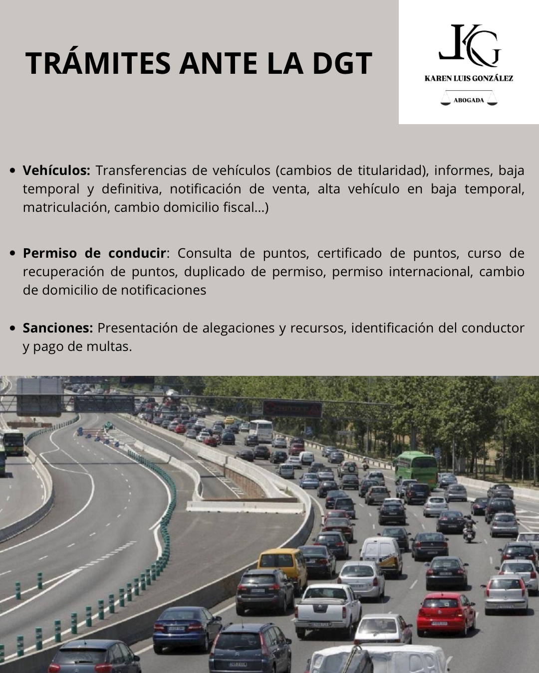 TRÁMITES ANTE LA DGT