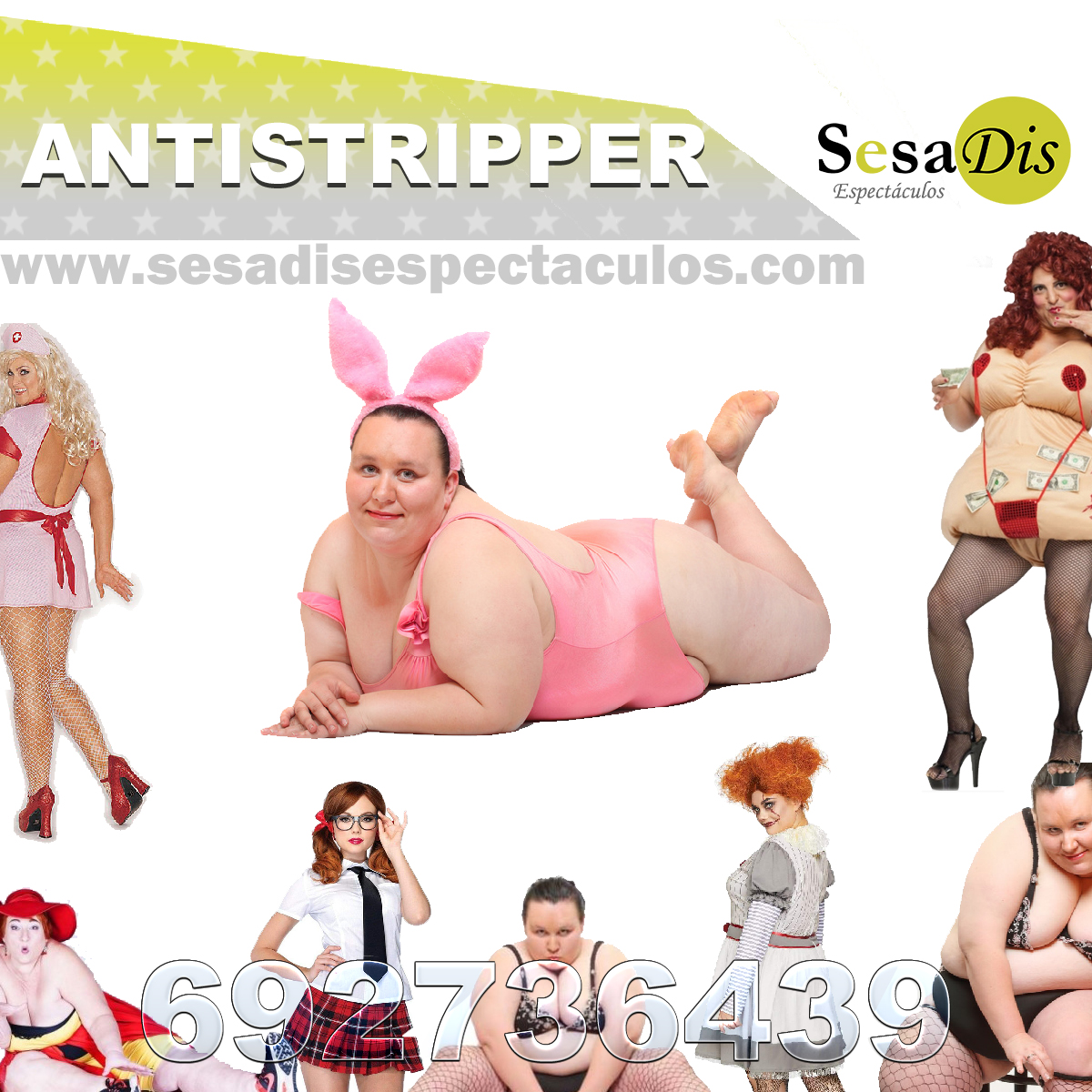 Antistripper. Parodia de Stripper