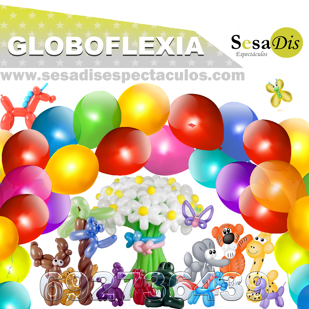 Globoflexia. Figuras con globos