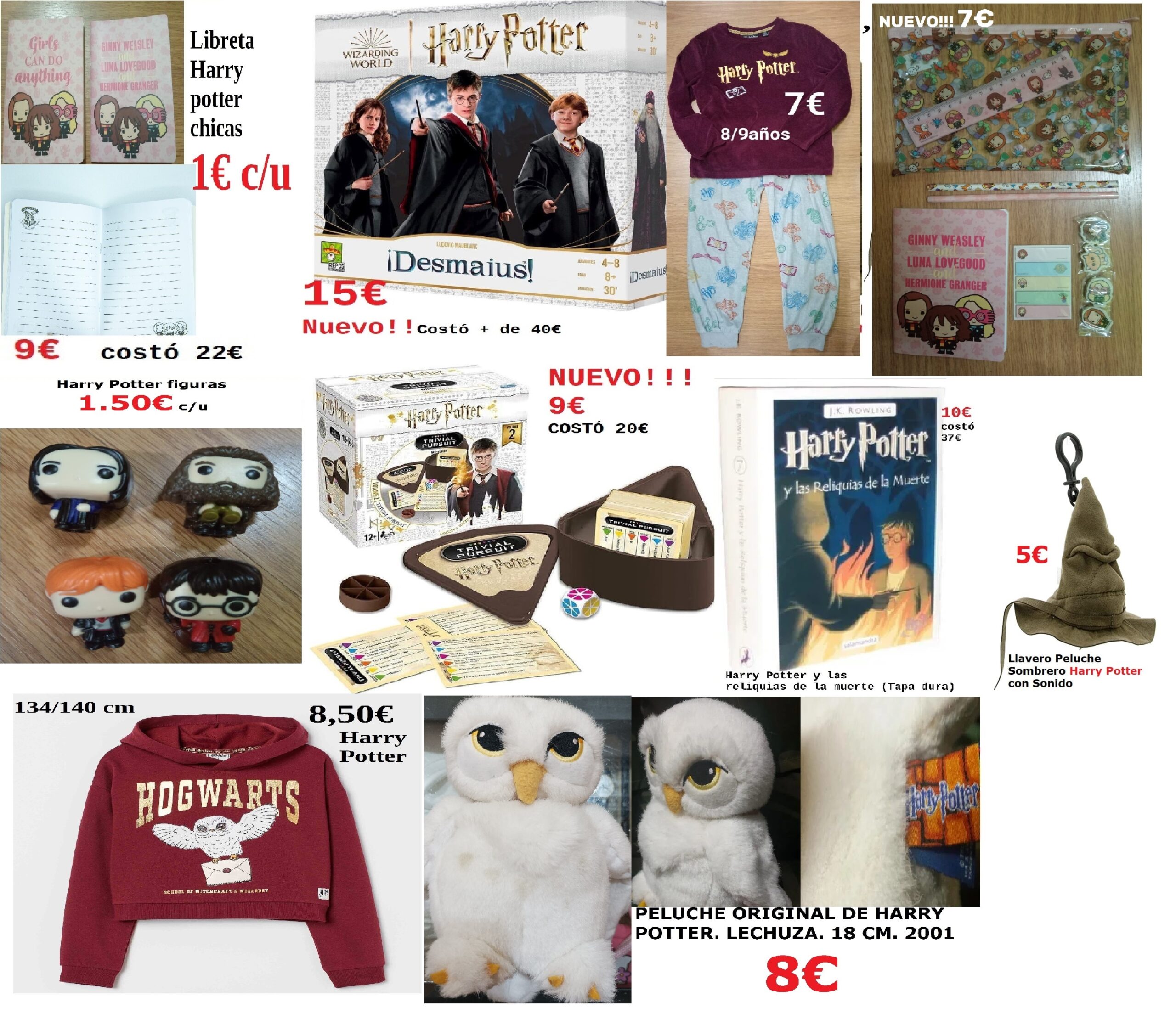 HARRY POTTER VARIOS desde 1€ en PUMUCKI REUS (TGNA)
