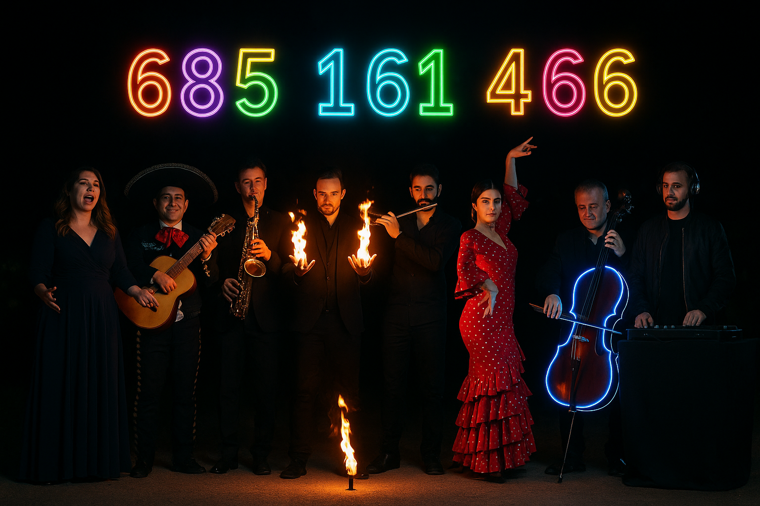 Pianistas, violinistas, grupos de tuna, magos, dj, saxofonistas, etc